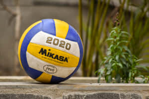 A Volleyball Ball Ready For Play! Wallpaper