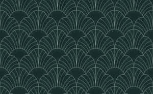 A Wallpaper With A Black And White Design Wallpaper