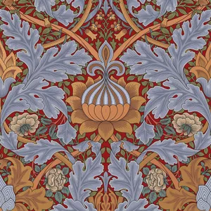 A Wallpaper With A Floral Design Wallpaper