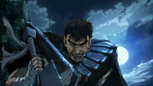 A Warrior Frozen In Time In Their Berserk Armor Wallpaper