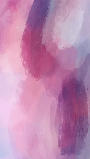 A Watercolor Painting With Pink And Purple Colors Wallpaper