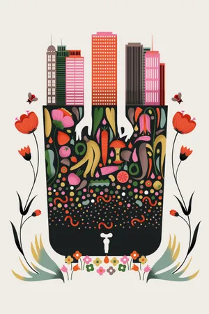 A Well-maintained Backyard Compost Pile Wallpaper