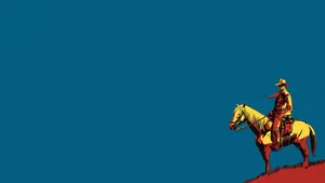 A Western Desert Landscape Desktop Background Wallpaper