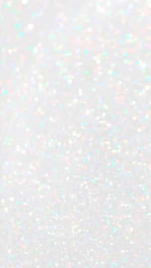 A White Background With A White Glitter Wallpaper