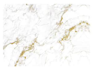 A White Marble Background With Gold And White Swirls Wallpaper