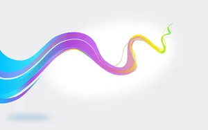 A White Rainbow Glowing In The Sky Wallpaper