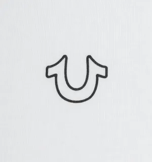 A White T-shirt With A U Logo On It Wallpaper