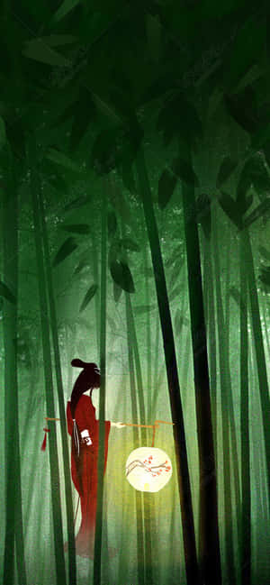 A Woman In A Red Dress Wallpaper