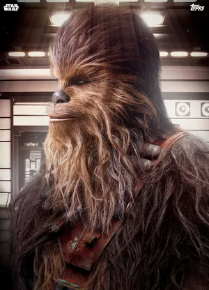 A Wookiee Doing What They Do Best Wallpaper