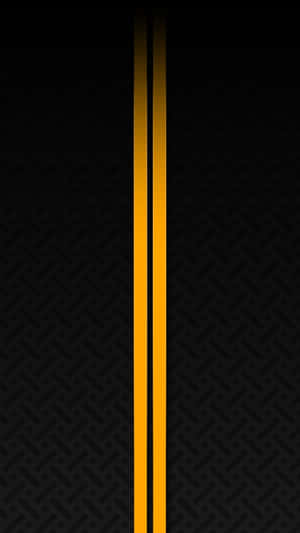 A Yellow And Black Road Line On A Black Background Wallpaper