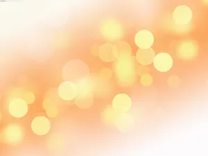 A Yellow And White Background With Bokeh Lights Wallpaper