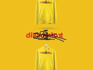 A Yellow Sweatshirt With The Words'the Savage'on It Wallpaper