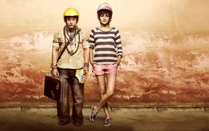 Aamir Khan Movie Pk With Anushka Wallpaper
