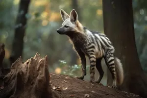 Aardwolfin Natural Habitat Wallpaper
