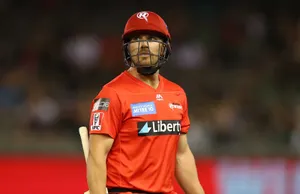 Aaron Finch Liberty Cricket Jersey Wallpaper