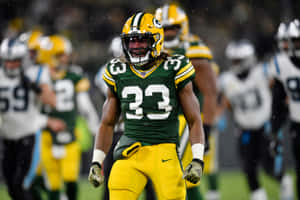 Aaron Jones - Nfl Superstar Wallpaper