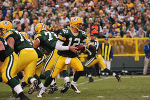 Aaron Rodgers Packers Game Wallpaper