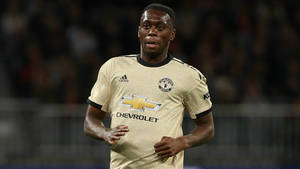 Aaron Wan-bissaka Manchester United White Wallpaper