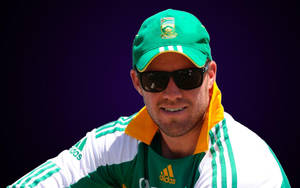 Ab De Villiers Smiling For Camera Wallpaper