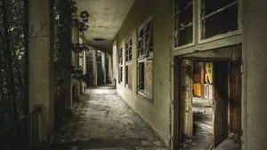 Abandoned_ Hallway_ Horror_ Scene.jpg Wallpaper