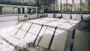 Abandoned Indoor Pool Wallpaper