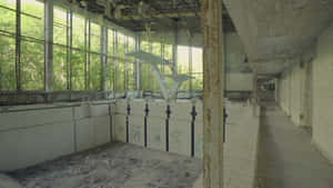Abandoned Indoor Pool Wallpaper