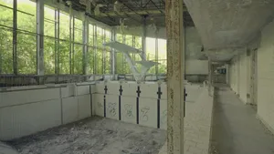 Abandoned Indoor Pool Wallpaper
