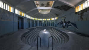 Abandoned Indoor Pool Wallpaper