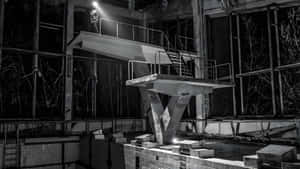 Abandoned Indoor Pool Wallpaper