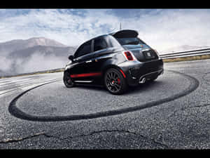 Abarth Performance Car In Action Wallpaper