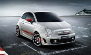 Abarth Performance Car On The Race Track Wallpaper