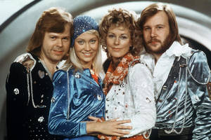 Abba At Eurovision 1974 Wallpaper