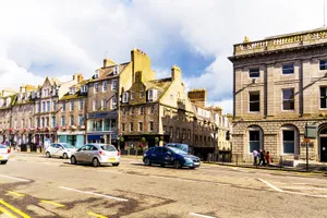 Aberdeen Cityscape Scotland Wallpaper