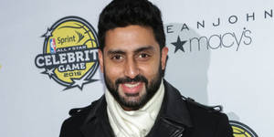 Abhishek Bachchan At Nba Celebrity Game Wallpaper