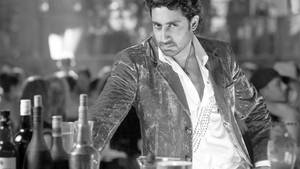 Abhishek Bachchan Grayscale Image Wallpaper