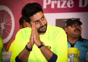 Abhishek Bachchan Wearing Neon Green Shirt Wallpaper
