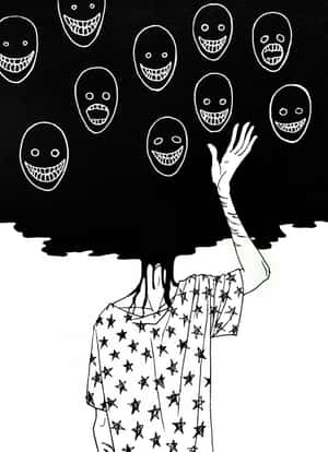 Abnormal Creepy Art Wallpaper