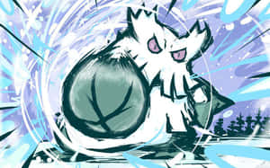 Abomasnow Graphic Artwork Wallpaper