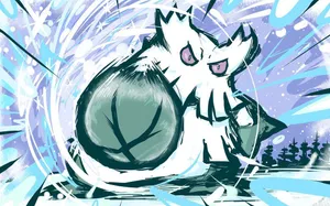 Abomasnow Graphic Artwork Wallpaper