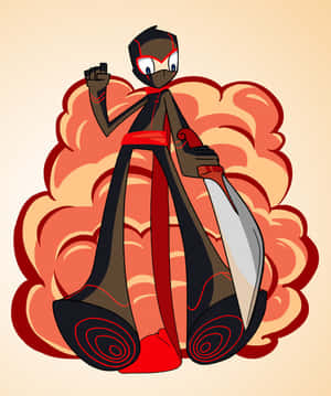 Above Looking Shot Of Randy Cunningham 9th Grade Ninja Wallpaper