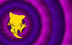 Abra Pokémon Purple Rings Wallpaper