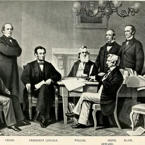 Abraham Lincoln In The White House Wallpaper