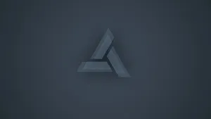 Abstergo Industries Logo On Futuristic Background Wallpaper