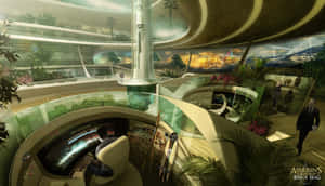 Abstergo Industries Office Wallpaper