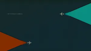 Abstract Airplanes Minimalist Artwork Wallpaper