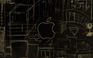 Abstract Apple Sketch Artwork Wallpaper