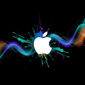 Abstract Apple Splash Arti Pad Wallpaper Wallpaper