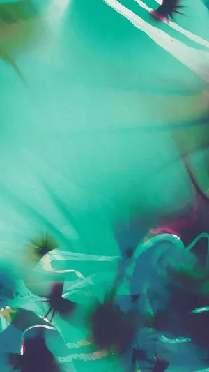 Abstract Art With Lines Green Iphone Wallpaper