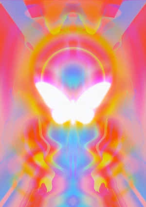 Abstract Aura Symmetry Art Wallpaper