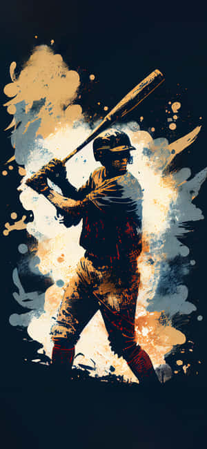 Abstract_ Baseball_ Batter_ Artwork.jpg Wallpaper